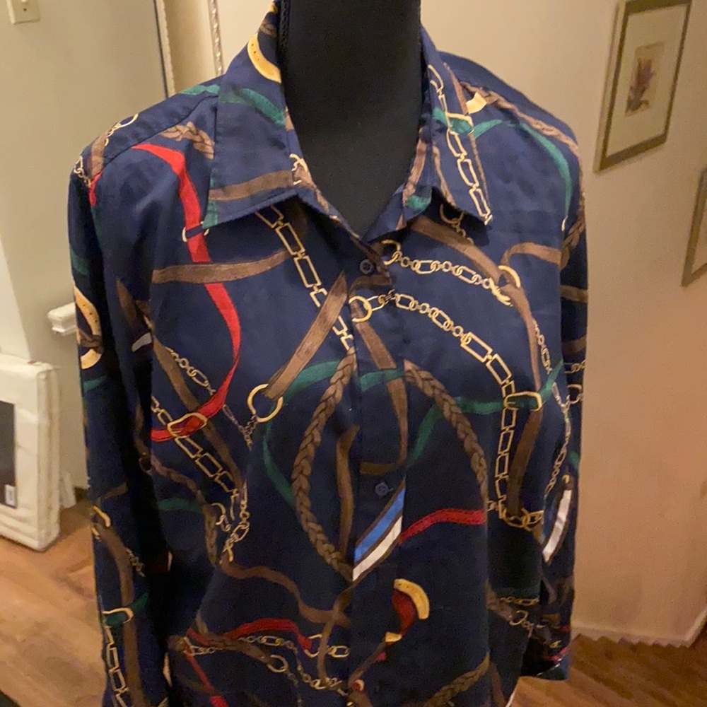 Ralph Lauren paisley top